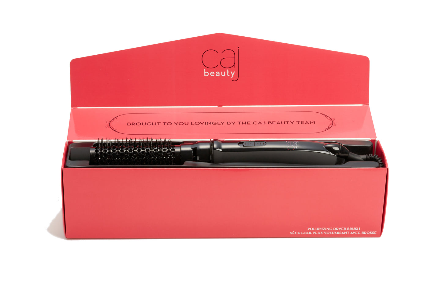 CAJ Beauty Volumizing Dryer Brush, 2-Speed Settings with Dual Bristles for Easy Styling!