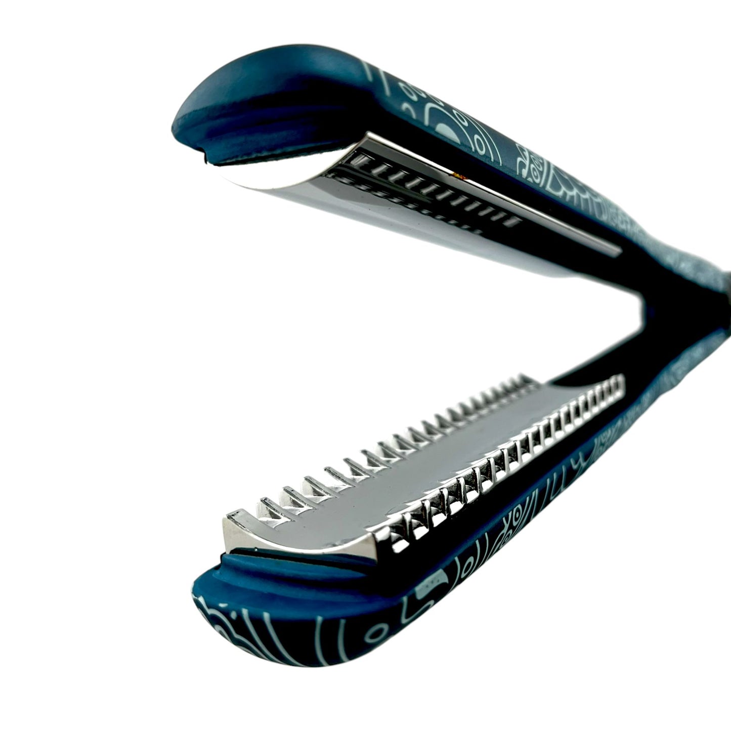CAJ Beauty Flip & Bend Style Iron in Varuous Colors, Thermatru Technology, 1" Titanium floating teeth comb, Automatic Shut-Off