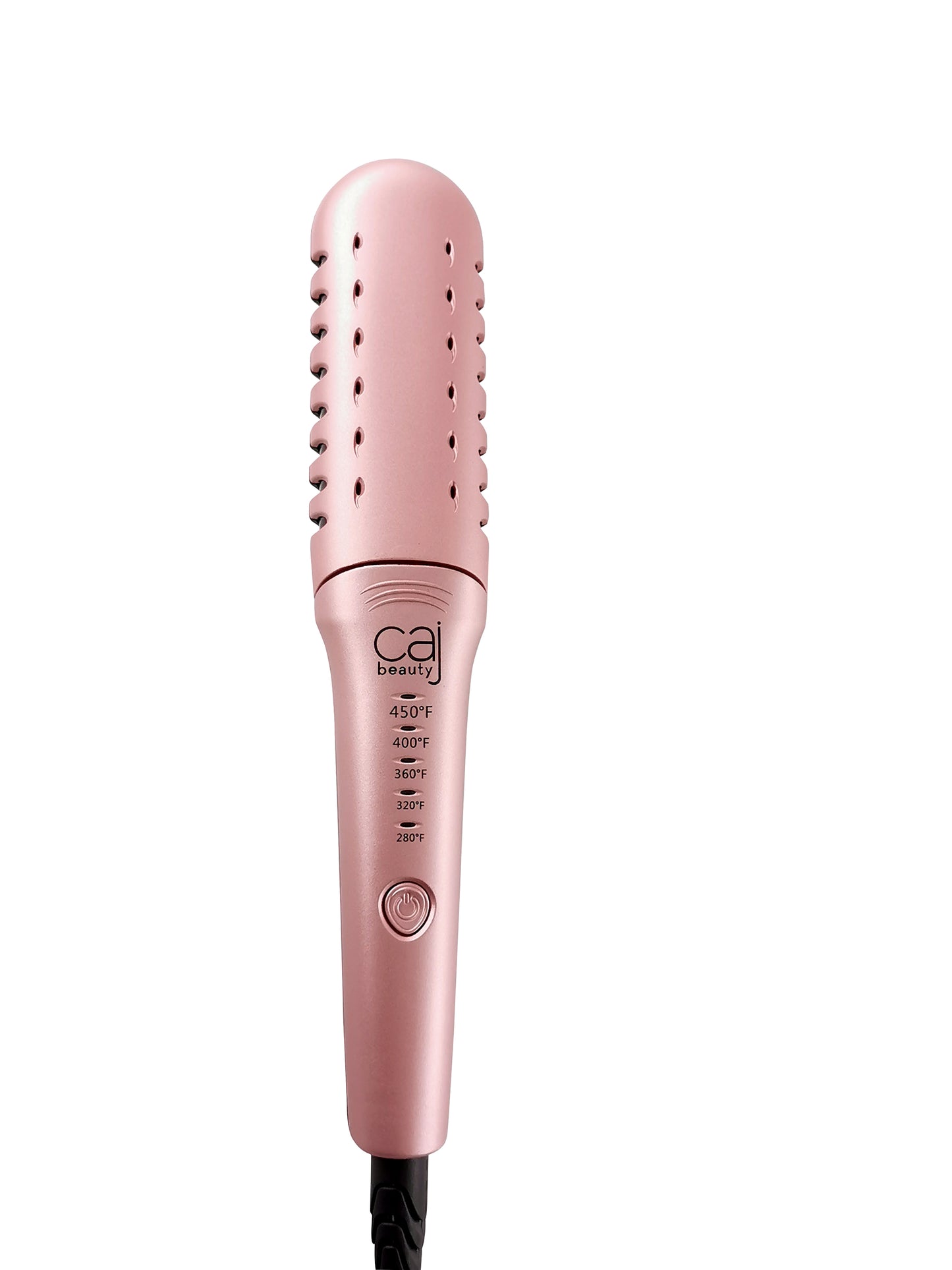 CAJ Beauty Foldable Thermal Glide Brush, 1" Titanium Plates, Thermatru Technology, Beveled Glide System