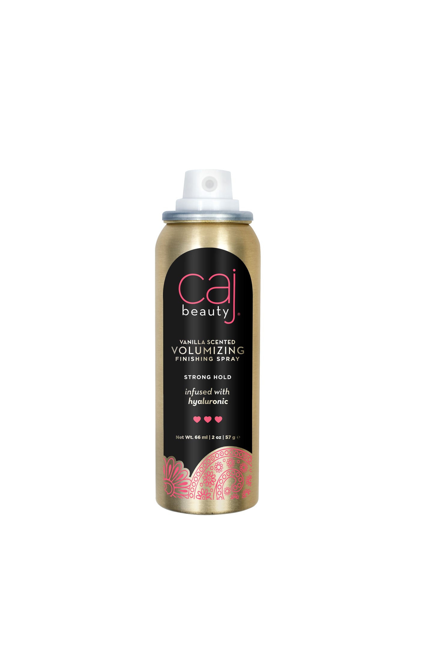 CAJ Beauty Volumizing Finishing Spray, Vanilla Scented, Strong Hold