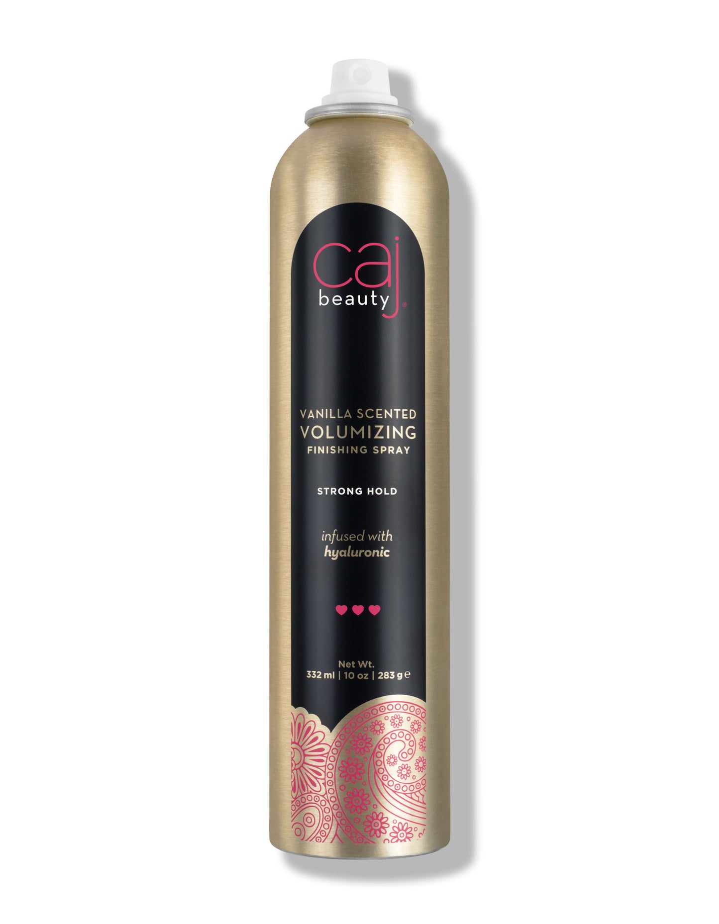 CAJ Beauty Volumizing Finishing Spray, Vanilla Scented, Strong Hold