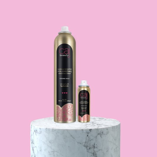CAJ Beauty Volumizing Finishing Spray, Vanilla Scented, Strong Hold