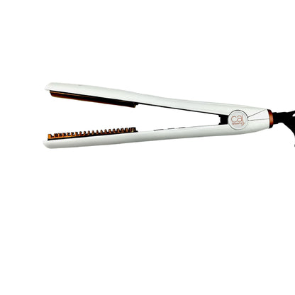 CAJ Beauty Flip & Bend Style Iron in Varuous Colors, Thermatru Technology, 1" Titanium floating teeth comb, Automatic Shut-Off